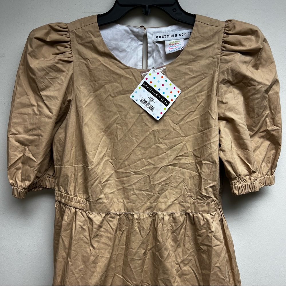 Gretchen Scott - Frolic Dress in Solid Khaki - Size XS - New